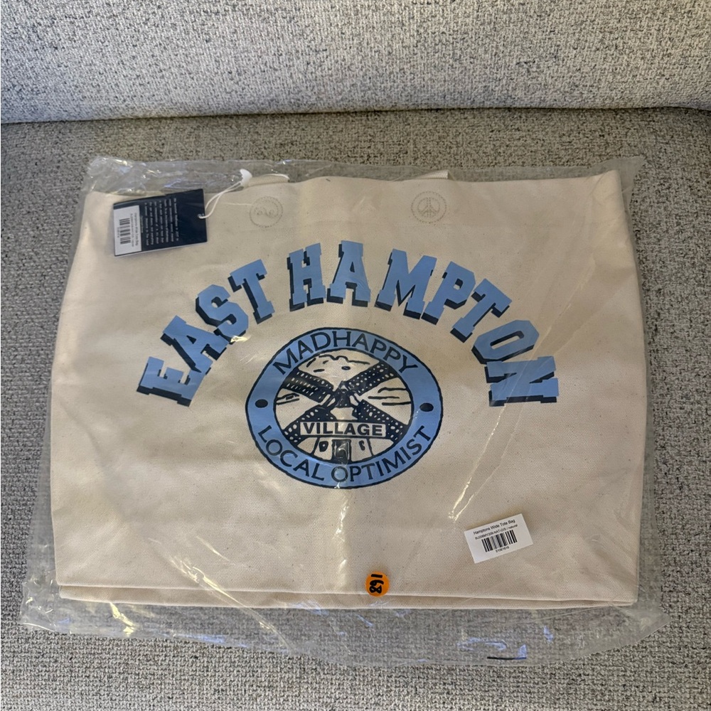 Mad Happy East Hampton Canvas Tote Bag